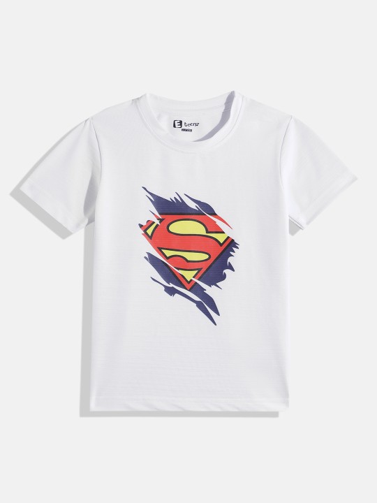 Kids Boys Superman Printed T-Shirt