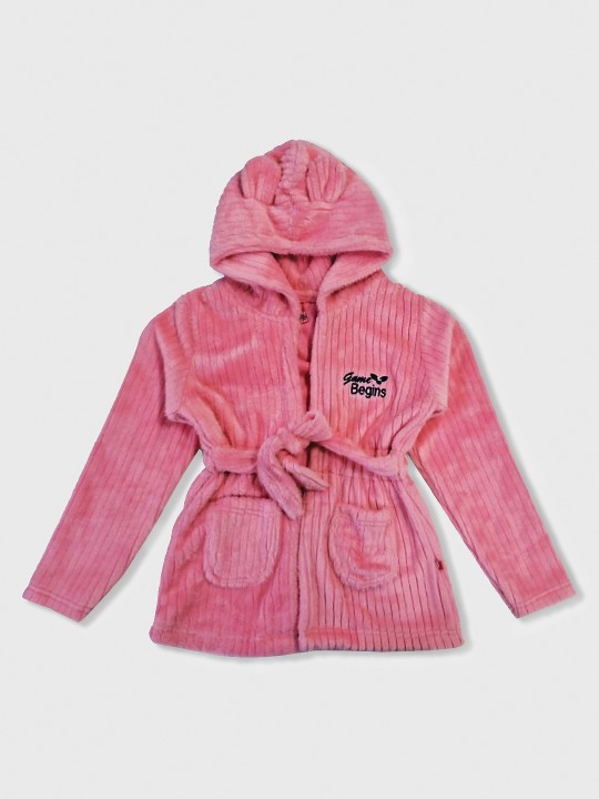 Girls Bear-Ear Hooded Sweatshirt