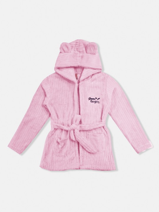 Girls Embroidered Hooded Sweatshirt
