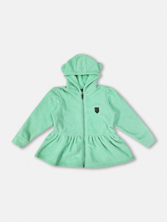 Girls Hooded Fleece Fuzzy Sweatshirt