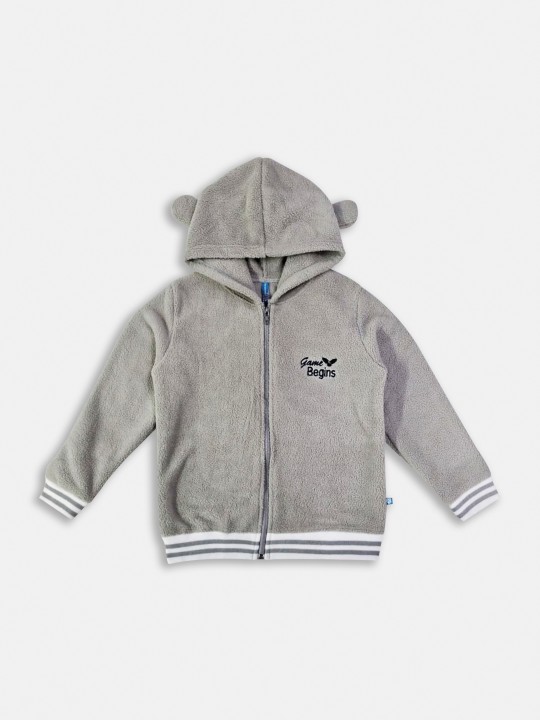 Boys Hooded Fleece Fuzzy Sweatshirt