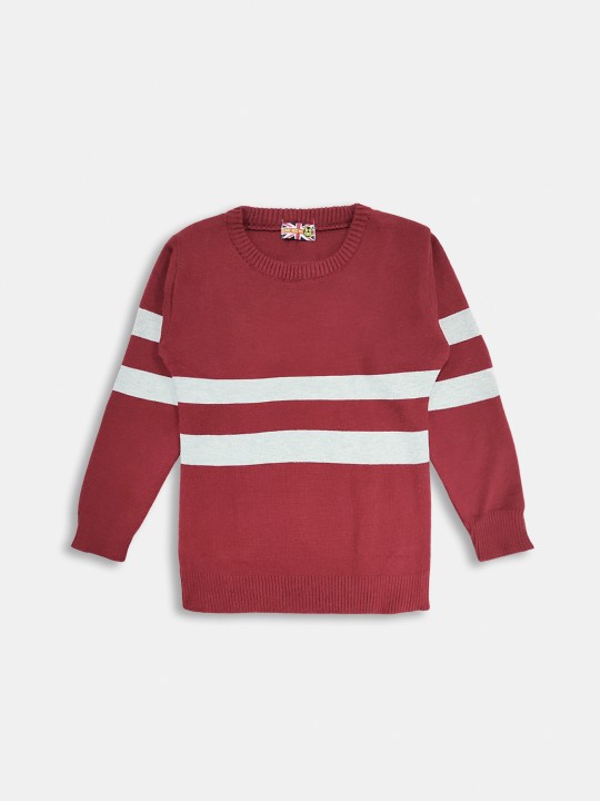 Girls Striped Pullover