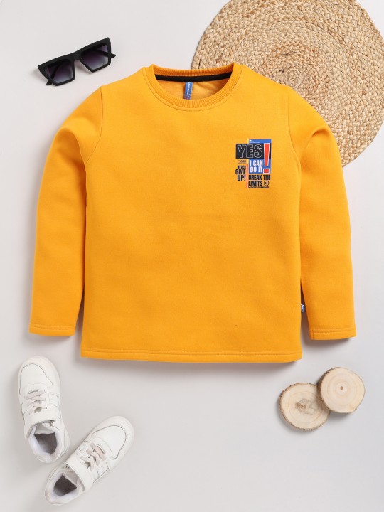 Boys Typography Sweatshirt