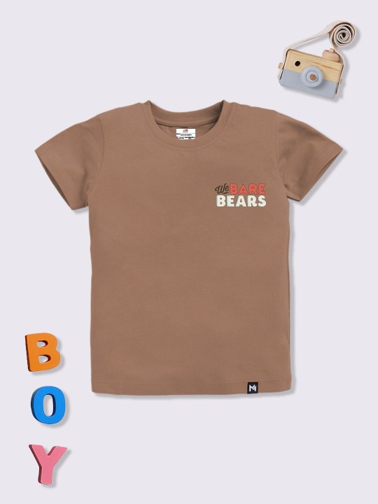 Boys Brown We Bare Bears Graphic T-Shirt