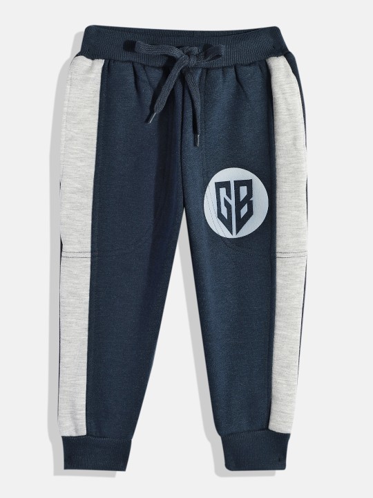 Boys Pure Cotton Colourblocked Joggers