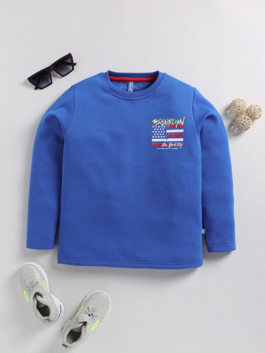 Boys Typography Sweatshirt
