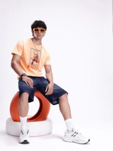 Peanuts Comic Print Pure Cotton Men’s T-Shirt