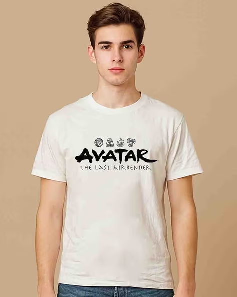 Men Avatar Graphic Print Regular Fit Modal T-Shirt
