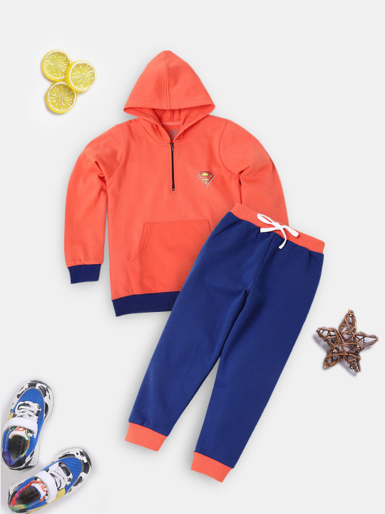 Boys Hooded Sweatshirt With Joggers