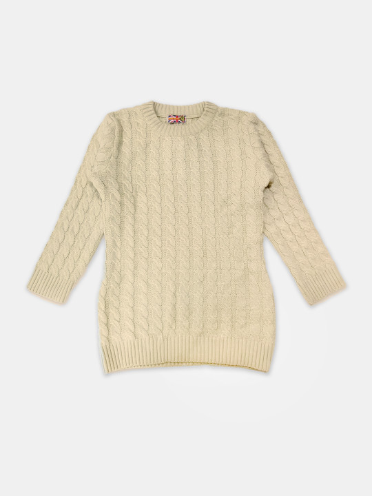 Girls Cable Knit Pullover