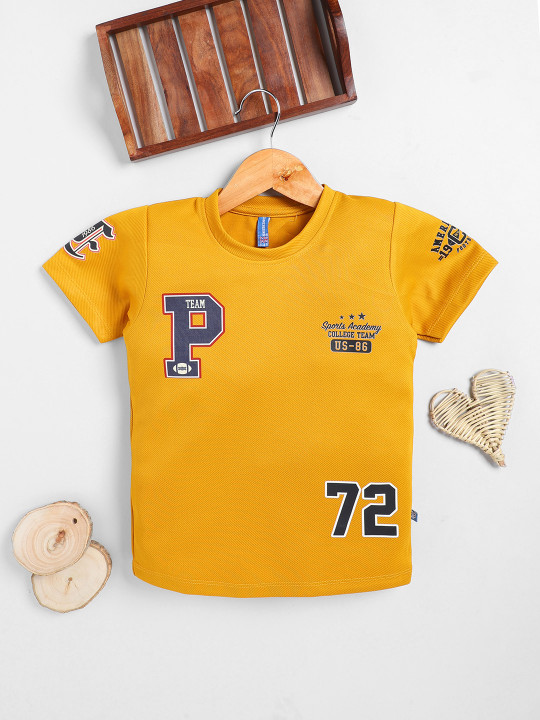 Boys Sports Printed T-shirt