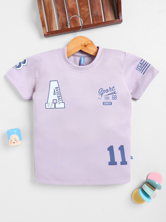Boys Sports Printed T-shirt