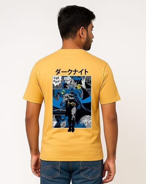 Batman Printed Pure Cotton Men’s T-Shirt
