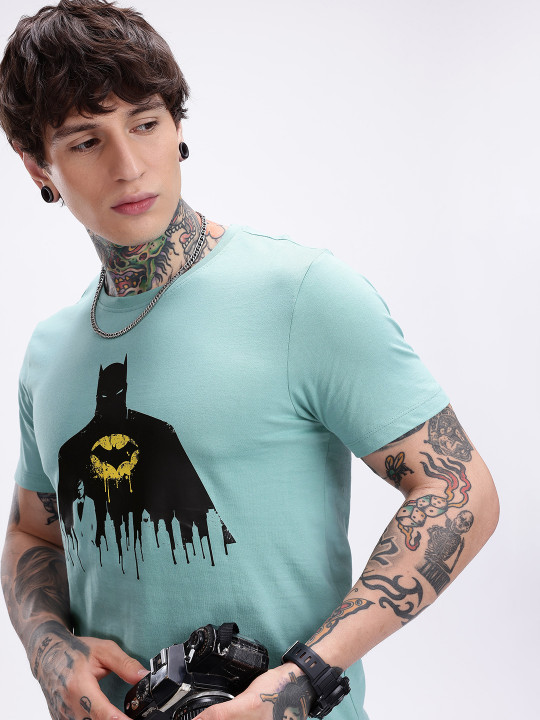 Batman Printed Pure Cotton Men’s T-Shirt