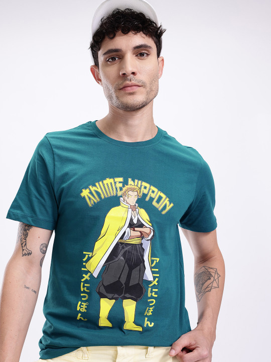 Anime Nippon Printed Bamboo Regular Fit Men’s T-Shirt