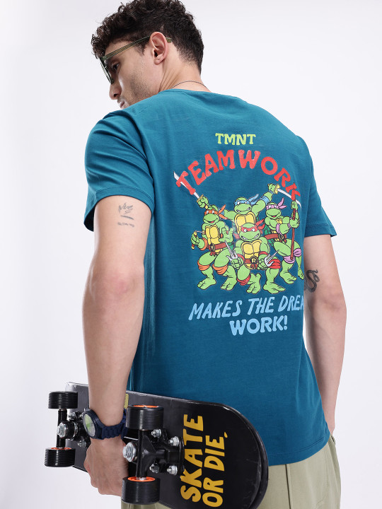 Mutant Ninja Turtles Printed Pure Cotton Regular Fit Men’s T-Shirt