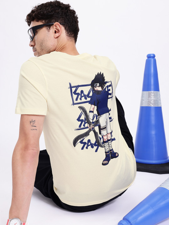 Naruto Printed Pure Cotton Men’s T-Shirt