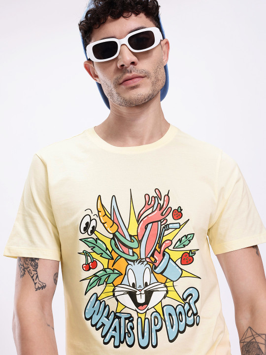 Looney Tunes Printed Pure Cotton Men’s T-Shirt