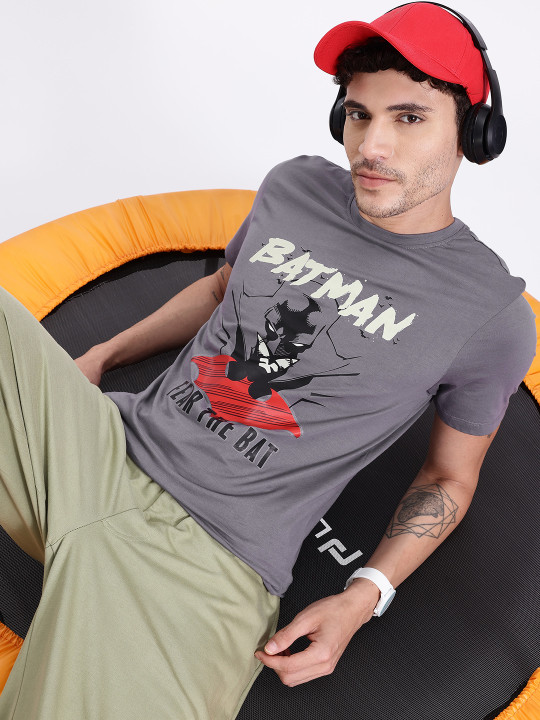 Batman Printed Pure Cotton Men’s T-Shirt