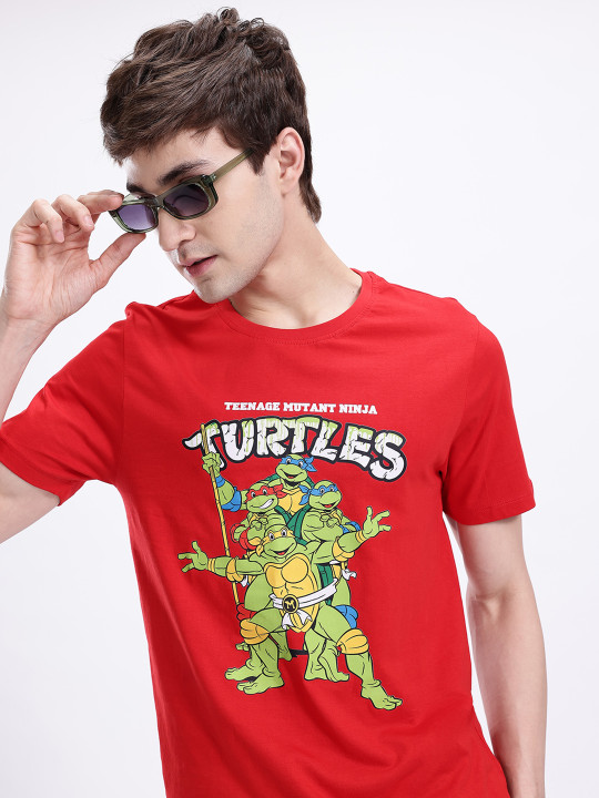 Mutant Ninja Turtles Printed Bamboo Regular Fit Men’s T-Shir