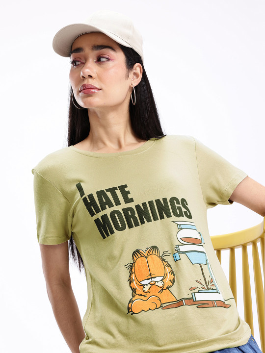Garfield Printed T-shirt for Women