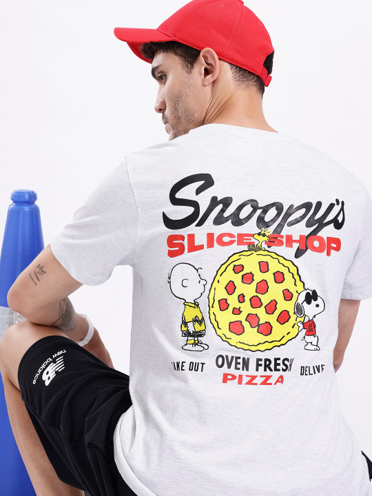 Peanuts Printed Bamboo T-shirt for Men