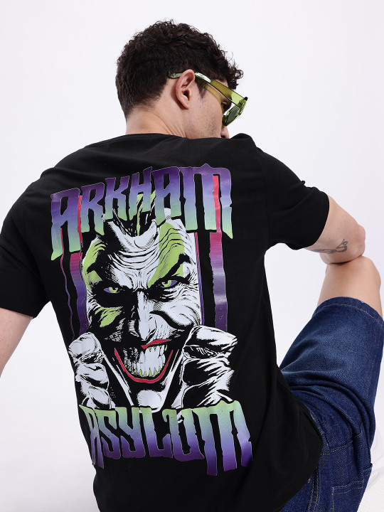 The Joker Graphic Printed Pure Cotton T-shirt for Men