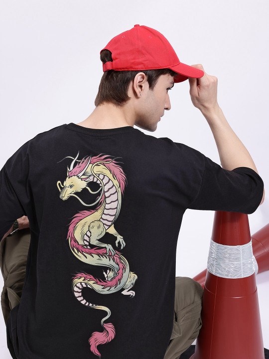 Anime Nippon Graphic Printed Oversized Pure Cotton T-shirt for Men