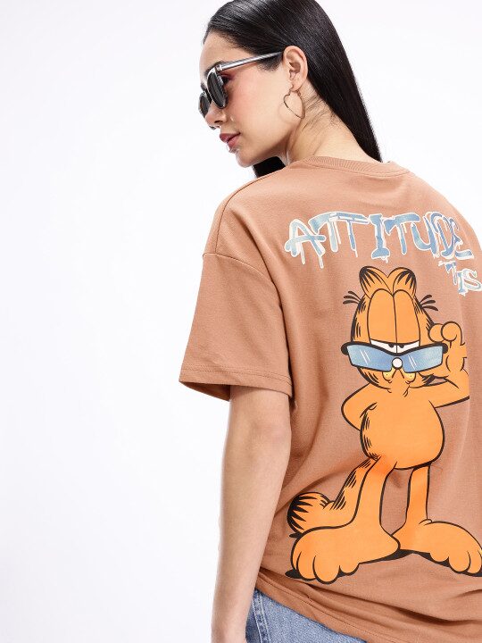 Garfield Printed Oversized T-shirt