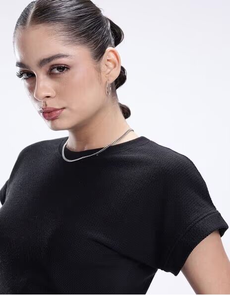 Women Regular Fit Printed T-Shape Cotton Top – Casual Medium Length