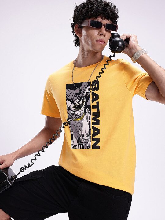 Batman Printed Pure Cotton Men’s T-Shirt