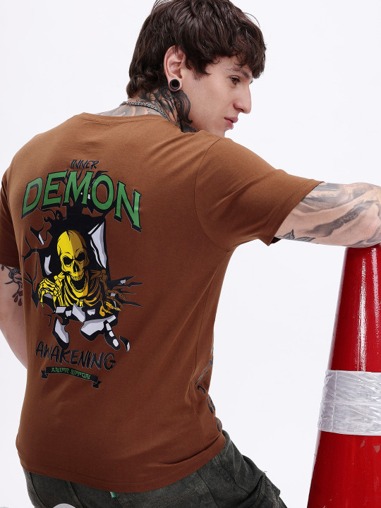 Printed Pure Cotton Men’s T-Shirt