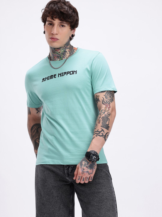 Printed Pure Cotton Men’s T-Shirt