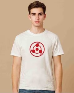 Naruto Graphic Print Regular Fit Crew Neck T-Shirt for Men