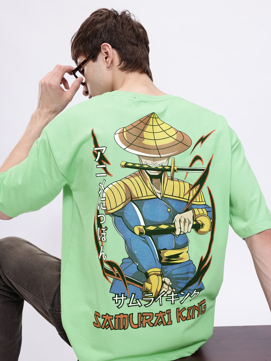 Anime Naruto Printed Oversized T-shirt