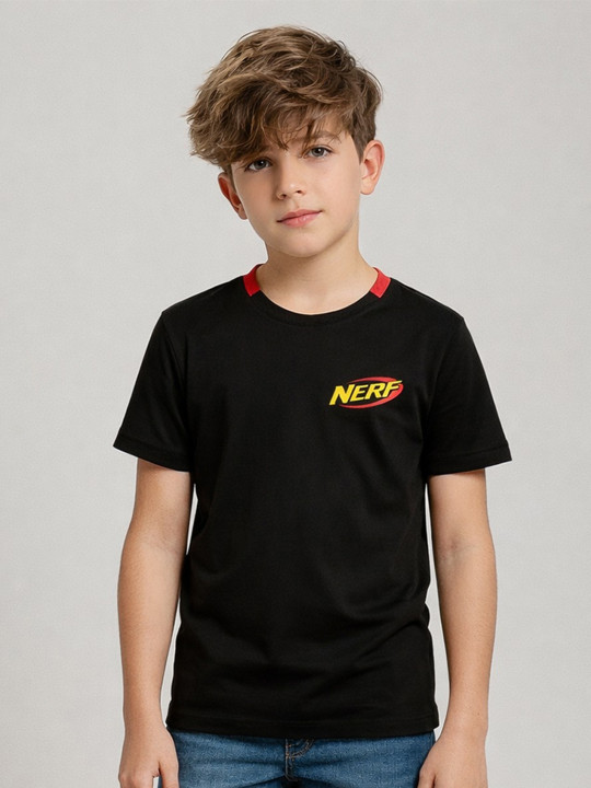 Wildwoods Nerf Graphic Printed Polyester T-shirt for Boys (Pack of 1)