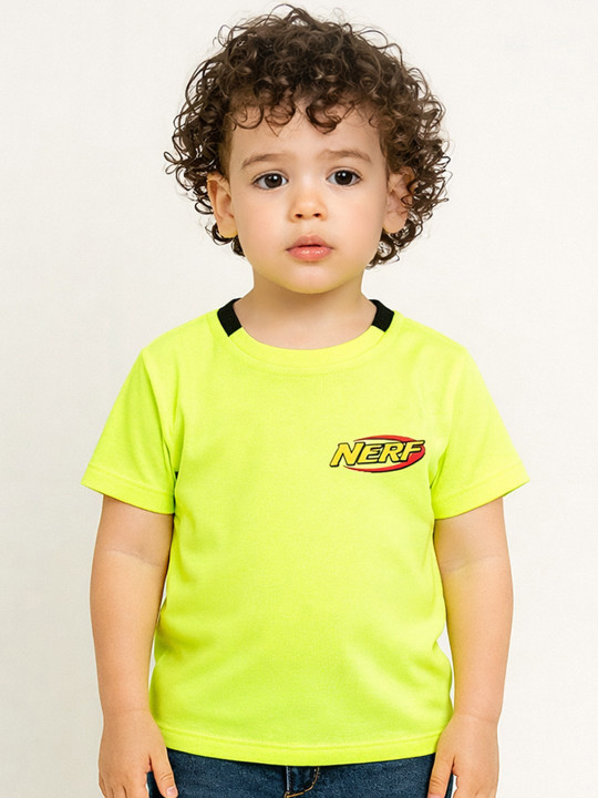 Wildwoods Nerf Graphic Printed Polyester T-shirt for Boys (Pack of 1)