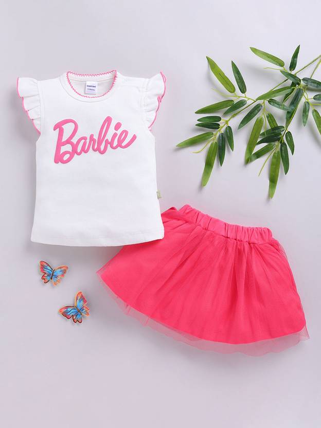 Moms Love Cotton Top & Shorts Set for Infant Girls (Pink, Pack of 1)