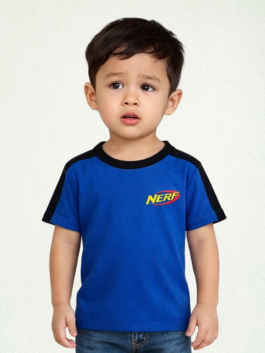 Wildwoods Nerf Graphic Printed Polyester T-shirt for Boys (Pack of 1)