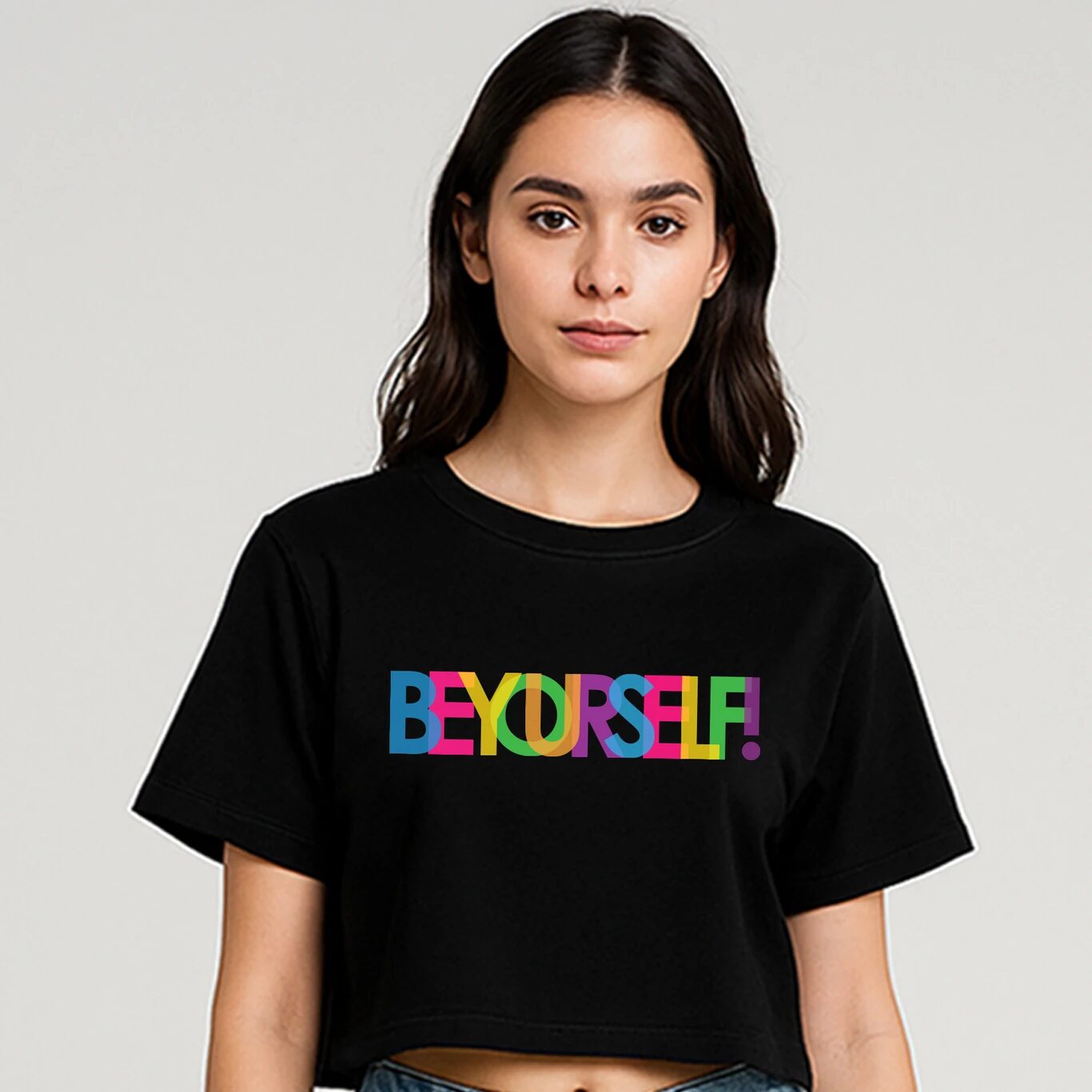 MINUTE MIRTH Women’s “Fashion My Passion” Typography Printed Pure Cotton Boxy Fit Round Neck T-Shirt (Black, Pack of 1)